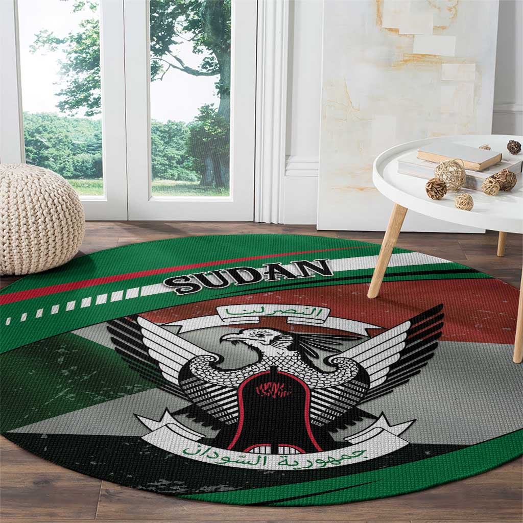 Sudan Round Carpet Victory Is Ours - Wonder Print Shop