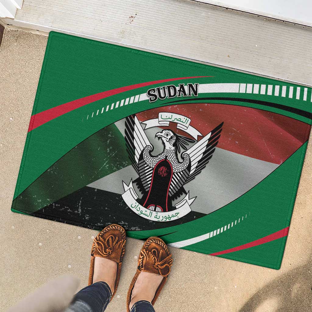 Sudan Rubber Doormat Victory Is Ours - Wonder Print Shop