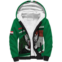 Sudan Sherpa Hoodie Victory Is Ours - Wonder Print Shop