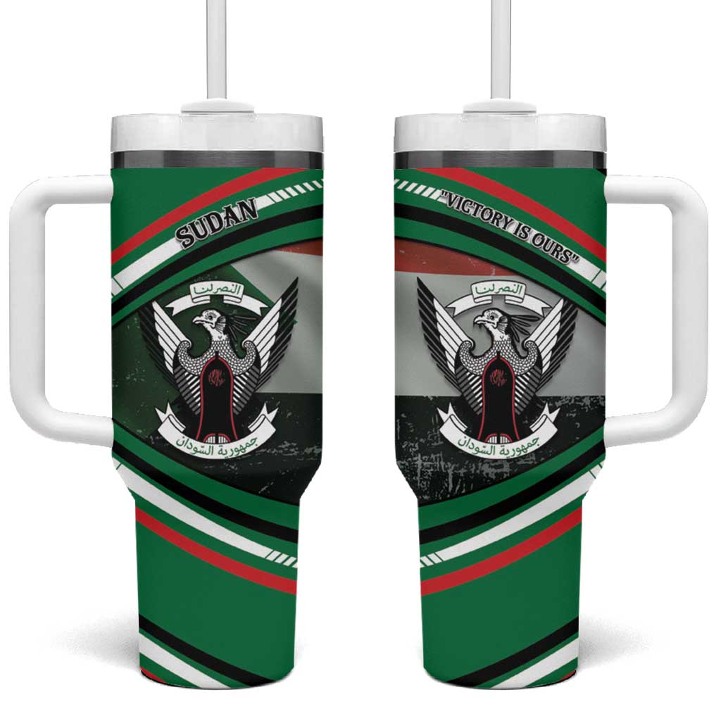 Sudan Tumbler With Handle Victory Is Ours - Wonder Print Shop