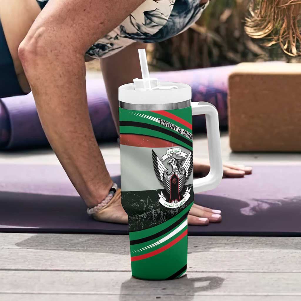 Sudan Tumbler With Handle Victory Is Ours - Wonder Print Shop