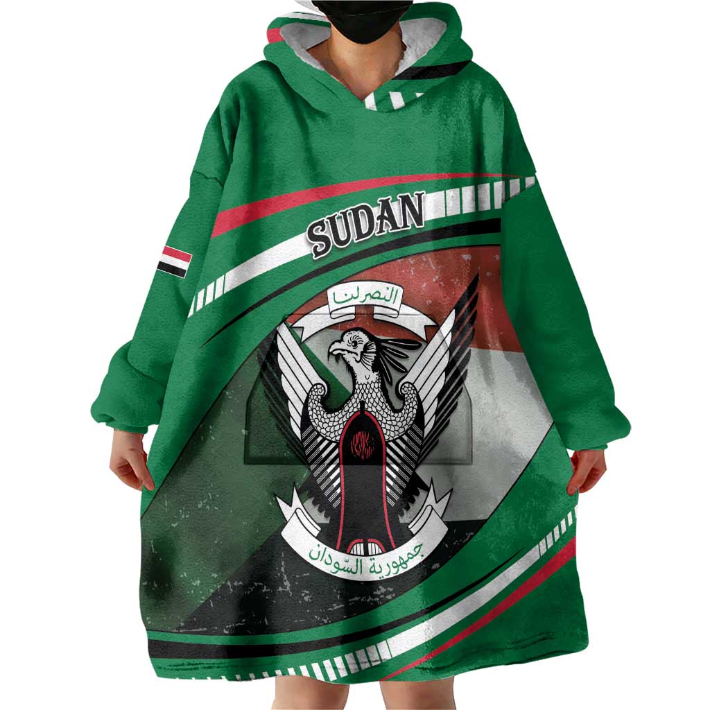 Sudan Wearable Blanket Hoodie Victory Is Ours - Wonder Print Shop