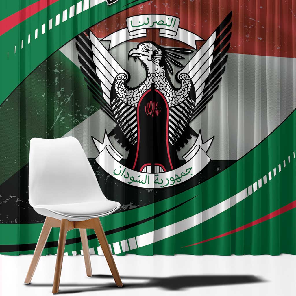 Sudan Window Curtain Victory Is Ours - Wonder Print Shop