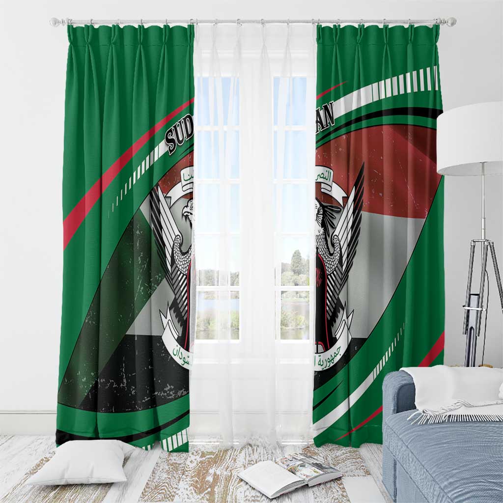 Sudan Window Curtain Victory Is Ours - Wonder Print Shop