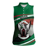 Sudan Women Sleeveless Polo Shirt Victory Is Ours - Wonder Print Shop