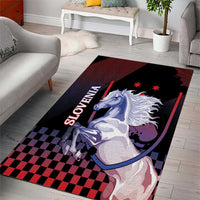 Slovenia Area Rug The Lipizzaner Horse - Wonder Print Shop