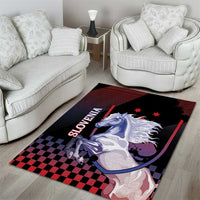 Slovenia Area Rug The Lipizzaner Horse - Wonder Print Shop