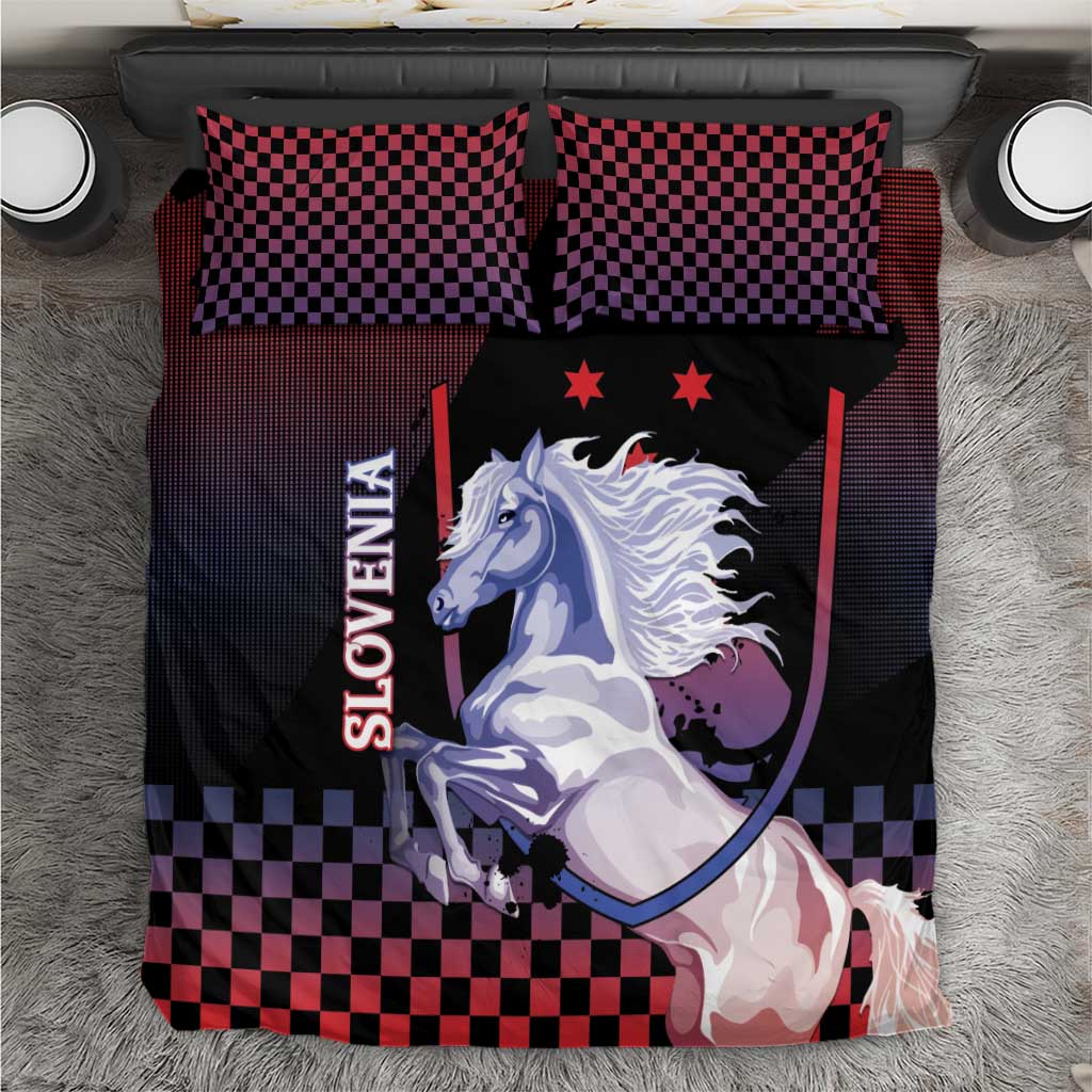 Slovenia Bedding Set The Lipizzaner Horse - Wonder Print Shop