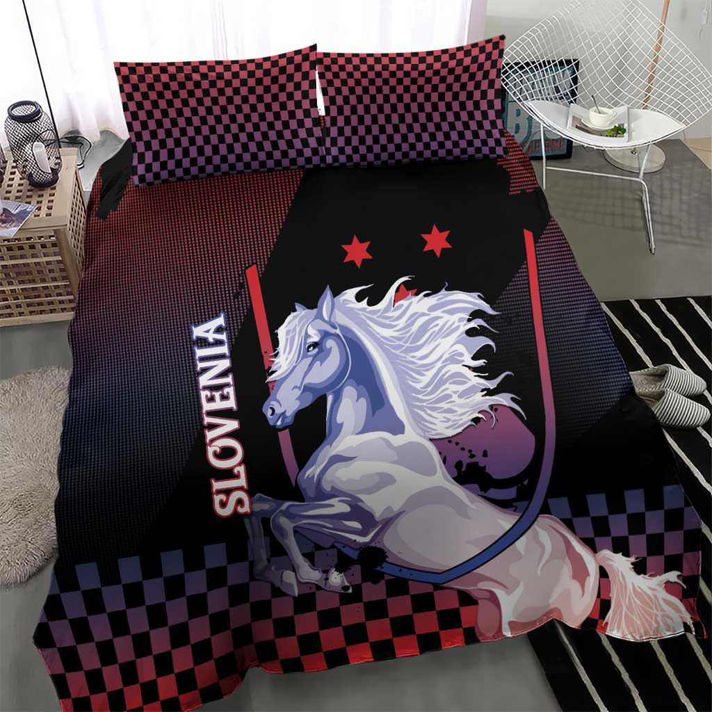 Slovenia Bedding Set The Lipizzaner Horse - Wonder Print Shop