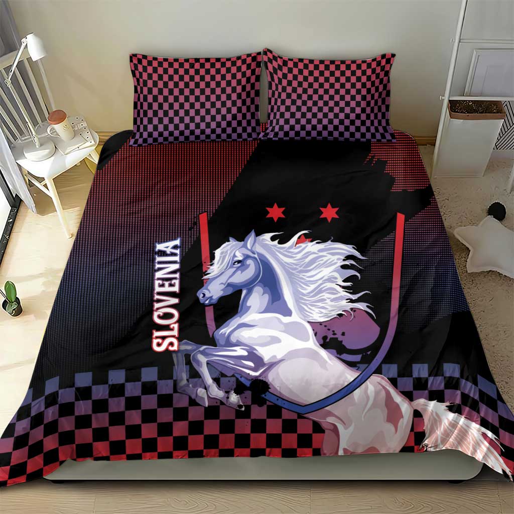 Slovenia Bedding Set The Lipizzaner Horse - Wonder Print Shop