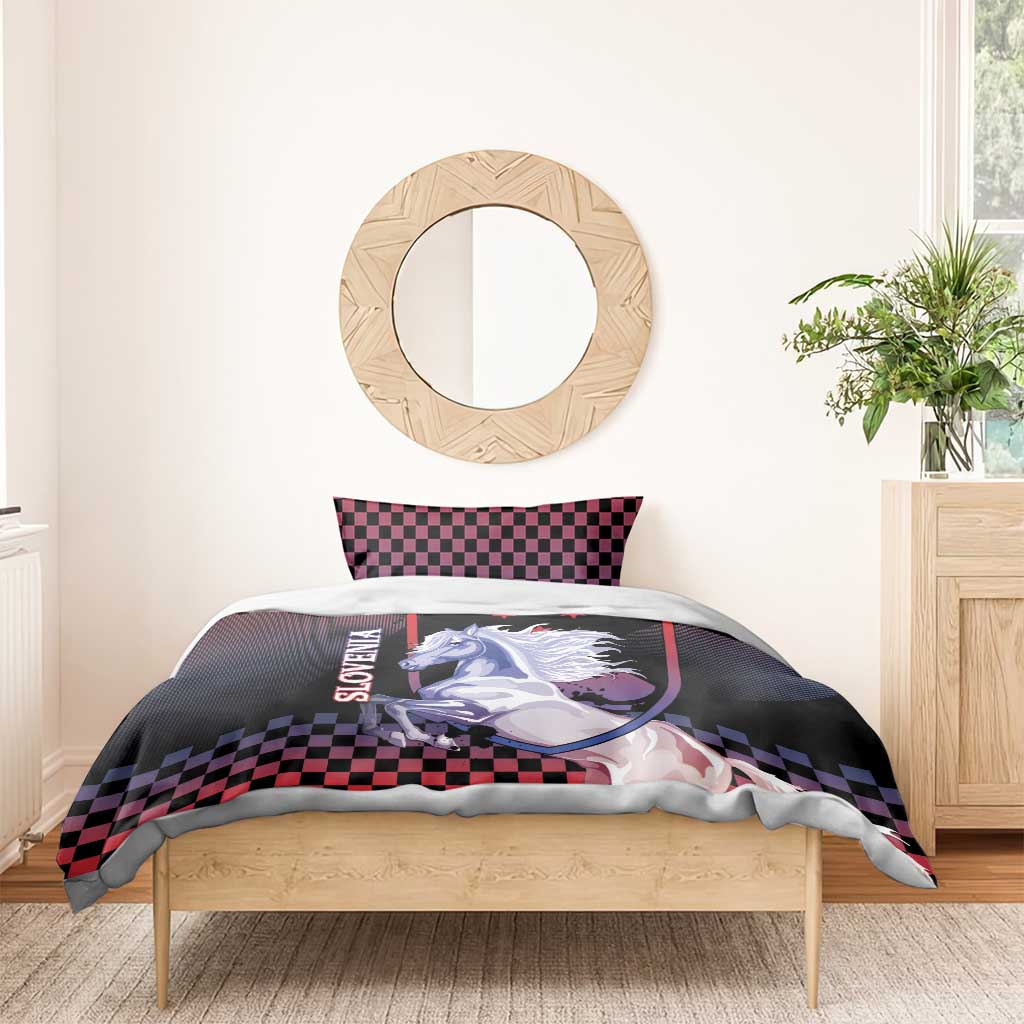 Slovenia Bedding Set The Lipizzaner Horse - Wonder Print Shop