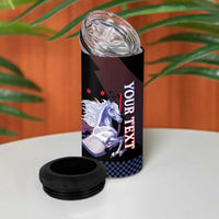 Personalized Slovenia 4 in 1 Can Cooler Tumbler The Lipizzaner Horse - Wonder Print Shop