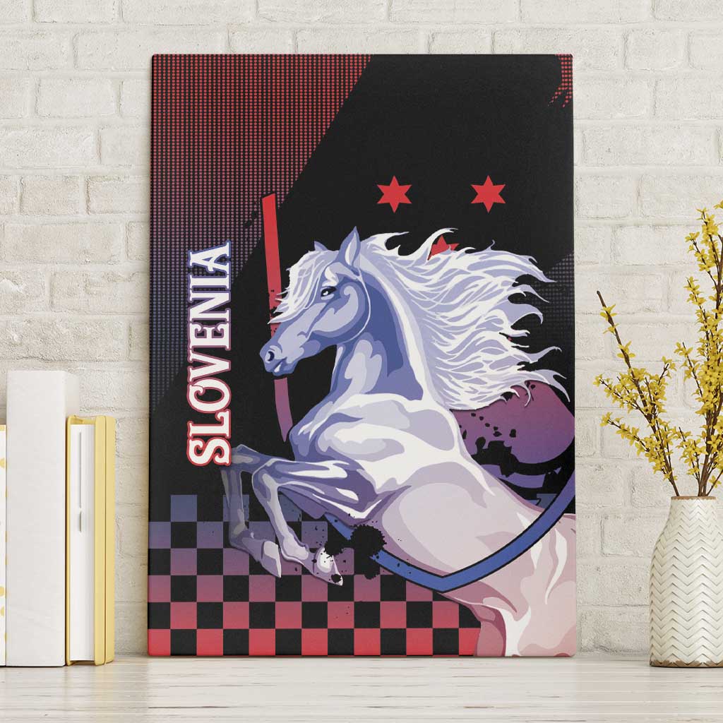 Slovenia Canvas Wall Art The Lipizzaner Horse - Wonder Print Shop