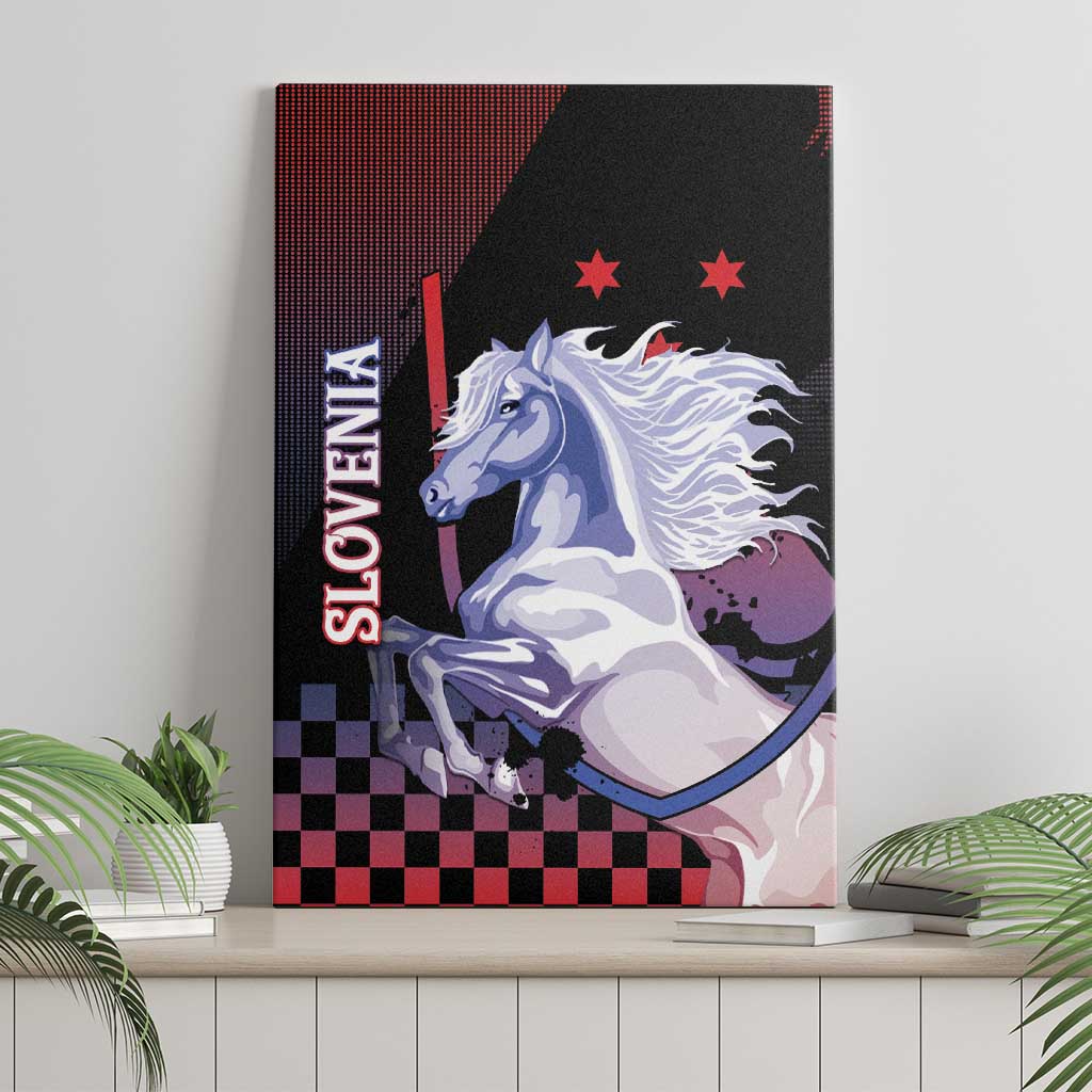 Slovenia Canvas Wall Art The Lipizzaner Horse - Wonder Print Shop