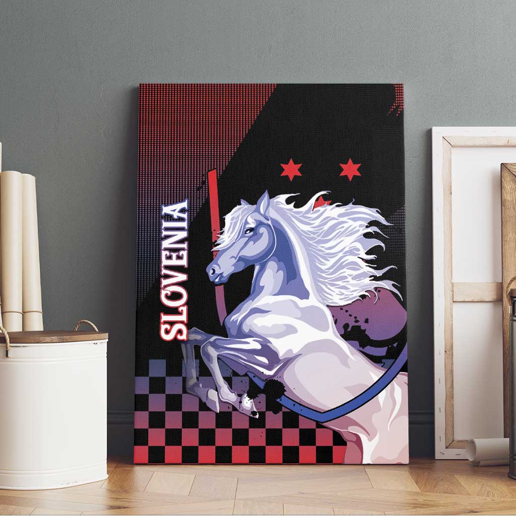 Slovenia Canvas Wall Art The Lipizzaner Horse - Wonder Print Shop