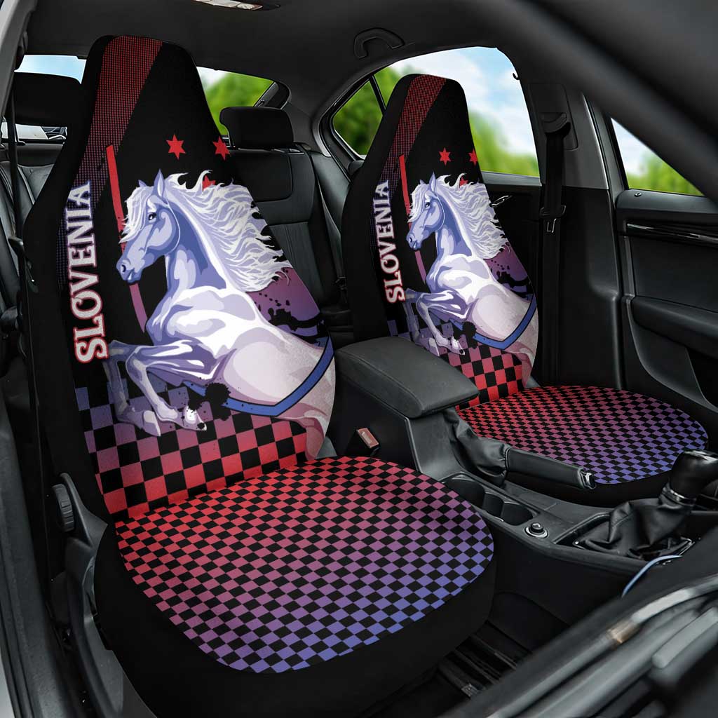 Slovenia Car Seat Cover The Lipizzaner Horse - Wonder Print Shop