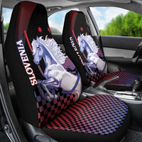 Slovenia Car Seat Cover The Lipizzaner Horse - Wonder Print Shop