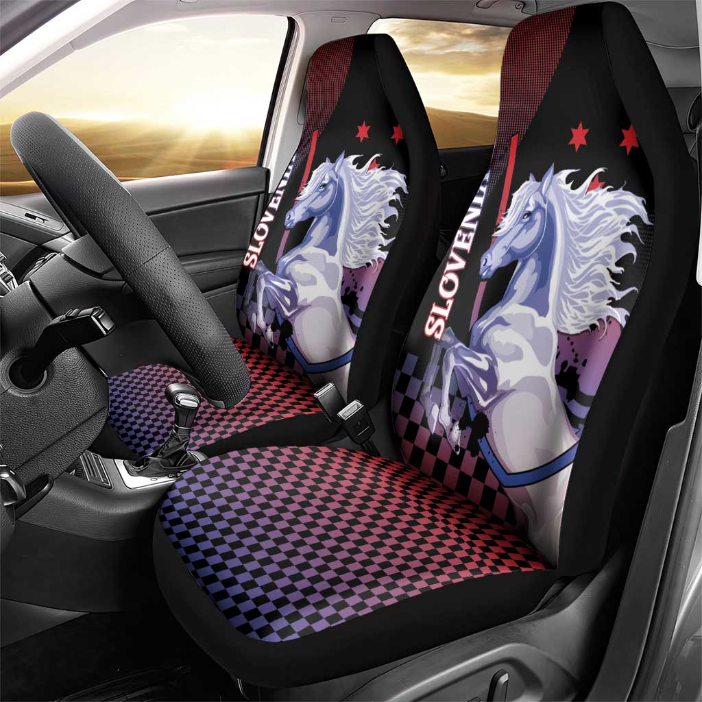 Slovenia Car Seat Cover The Lipizzaner Horse - Wonder Print Shop