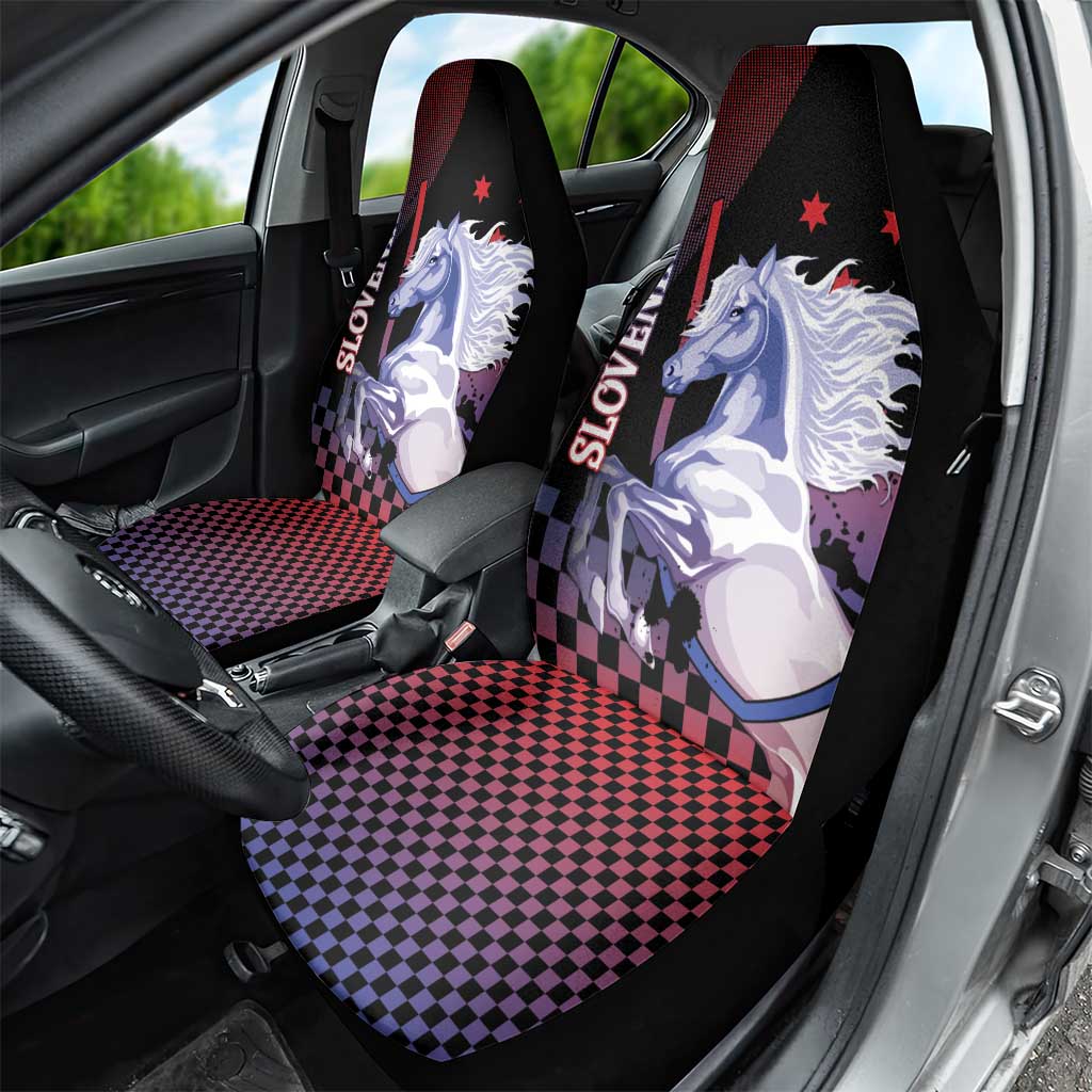 Slovenia Car Seat Cover The Lipizzaner Horse - Wonder Print Shop