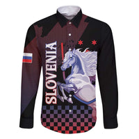 Personalized Slovenia Family Matching Long Sleeve Bodycon Dress and Hawaiian Shirt The Lipizzaner Horse - Wonder Print Shop