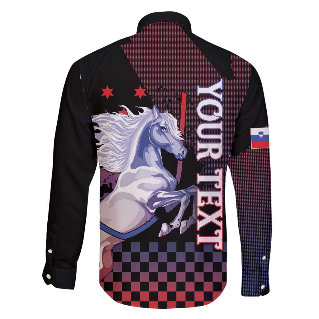 Personalized Slovenia Family Matching Long Sleeve Bodycon Dress and Hawaiian Shirt The Lipizzaner Horse - Wonder Print Shop