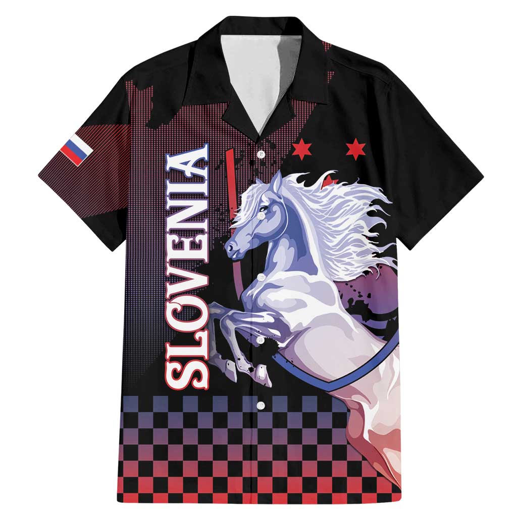 Personalized Slovenia Family Matching Mermaid Dress and Hawaiian Shirt The Lipizzaner Horse - Wonder Print Shop