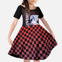 Personalized Slovenia Family Matching Off Shoulder Maxi Dress and Hawaiian Shirt The Lipizzaner Horse - Wonder Print Shop