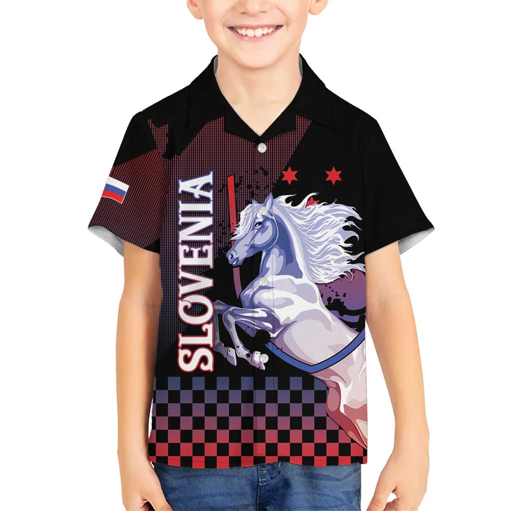 Personalized Slovenia Family Matching Tank Maxi Dress and Hawaiian Shirt The Lipizzaner Horse - Wonder Print Shop