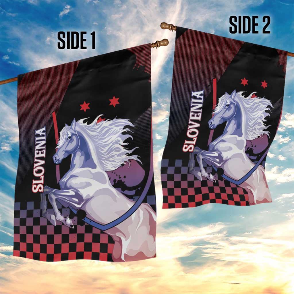 Slovenia Garden Flag The Lipizzaner Horse - Wonder Print Shop