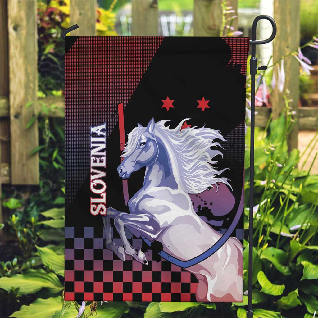 Slovenia Garden Flag The Lipizzaner Horse - Wonder Print Shop