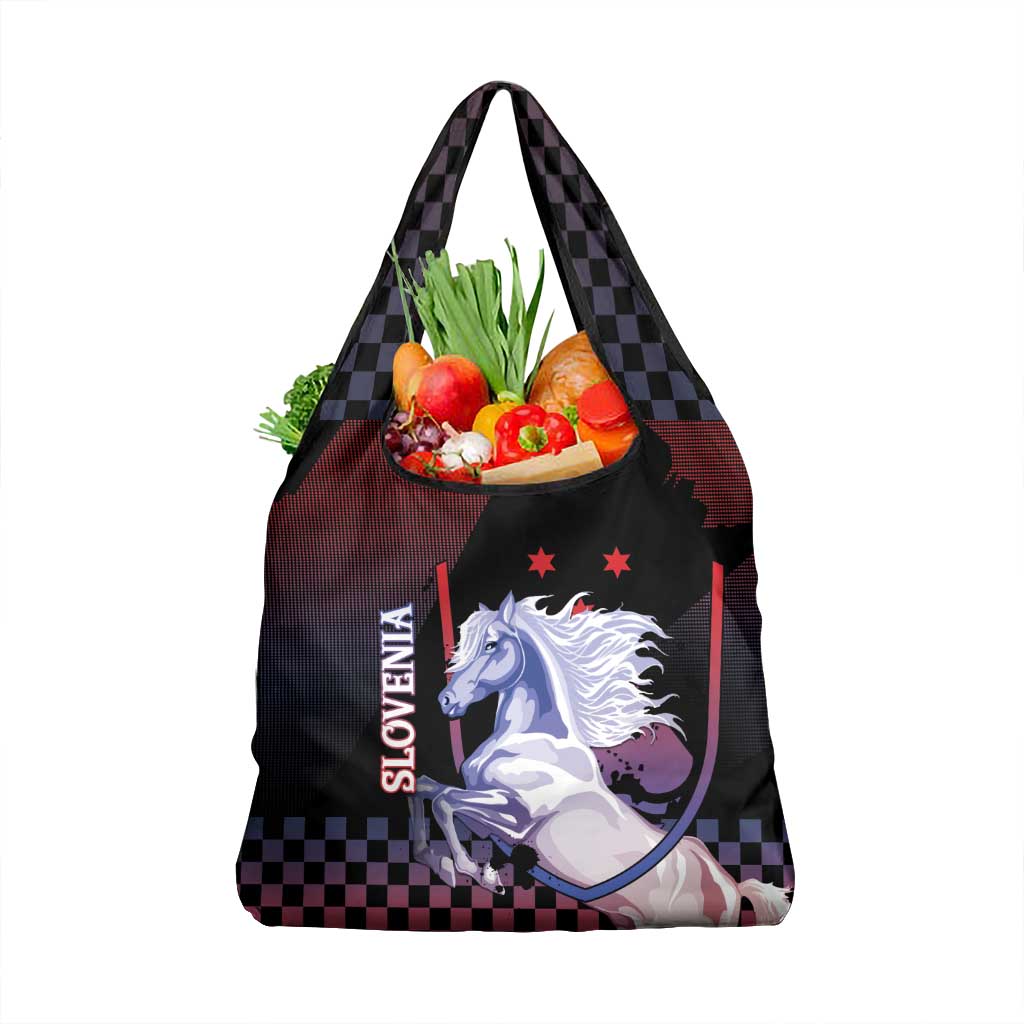 Slovenia Grocery Bag The Lipizzaner Horse - Wonder Print Shop