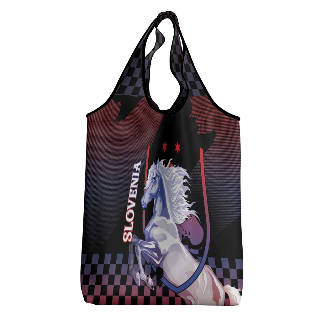 Slovenia Grocery Bag The Lipizzaner Horse - Wonder Print Shop