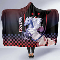 Slovenia Hooded Blanket The Lipizzaner Horse - Wonder Print Shop
