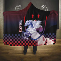 Slovenia Hooded Blanket The Lipizzaner Horse - Wonder Print Shop