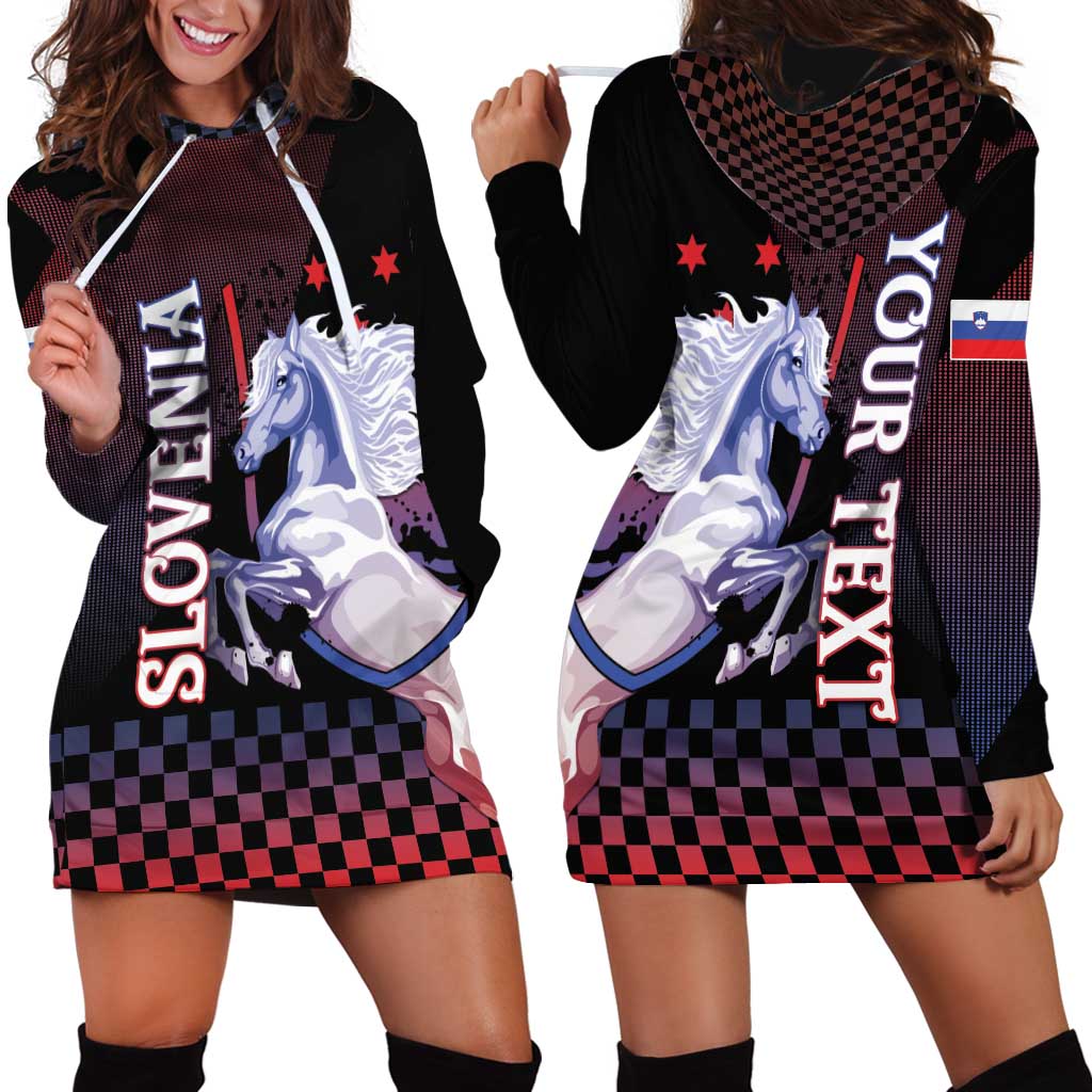 Personalized Slovenia Hoodie Dress The Lipizzaner Horse - Wonder Print Shop