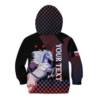 Personalized Slovenia Kid Hoodie The Lipizzaner Horse - Wonder Print Shop