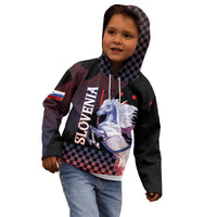 Personalized Slovenia Kid Hoodie The Lipizzaner Horse - Wonder Print Shop