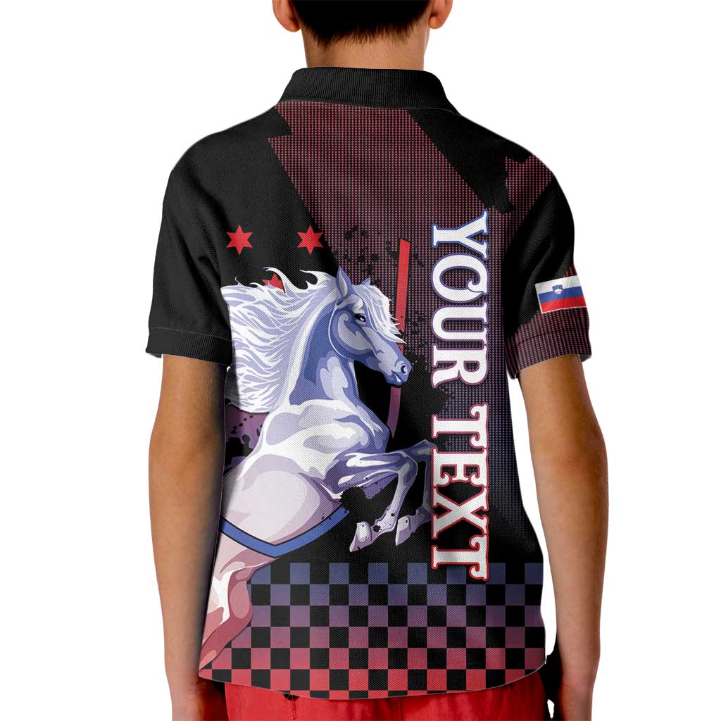 Personalized Slovenia Kid Polo Shirt The Lipizzaner Horse - Wonder Print Shop