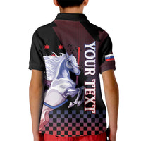 Personalized Slovenia Kid Polo Shirt The Lipizzaner Horse - Wonder Print Shop