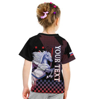 Personalized Slovenia Kid T Shirt The Lipizzaner Horse - Wonder Print Shop