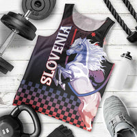 Personalized Slovenia Men Tank Top The Lipizzaner Horse - Wonder Print Shop