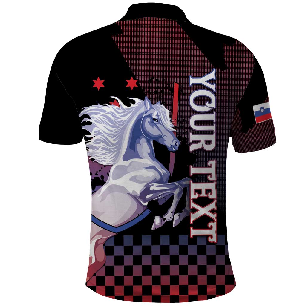 Personalized Slovenia Polo Shirt The Lipizzaner Horse - Wonder Print Shop
