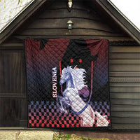 Slovenia Quilt The Lipizzaner Horse - Wonder Print Shop