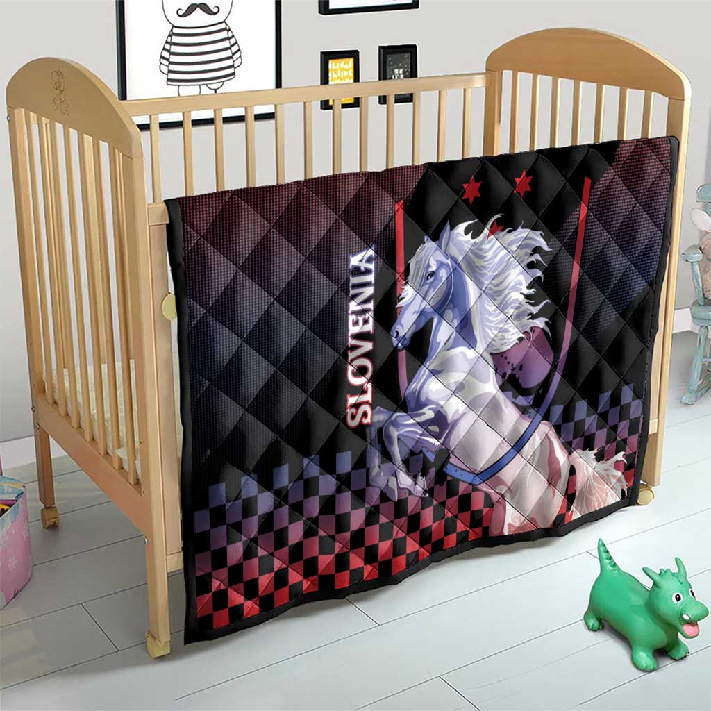 Slovenia Quilt The Lipizzaner Horse - Wonder Print Shop