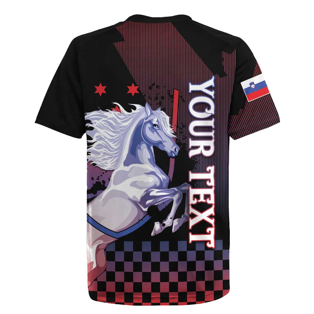 Personalized Slovenia Rugby Jersey The Lipizzaner Horse - Wonder Print Shop