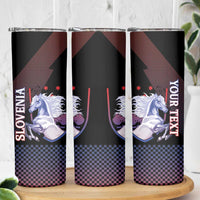 Personalized Slovenia Skinny Tumbler The Lipizzaner Horse - Wonder Print Shop