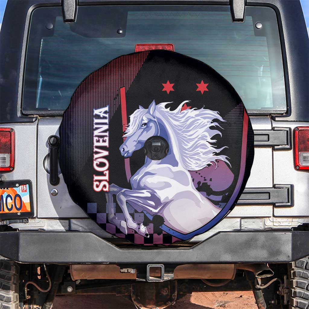 Slovenia Spare Tire Cover The Lipizzaner Horse - Wonder Print Shop