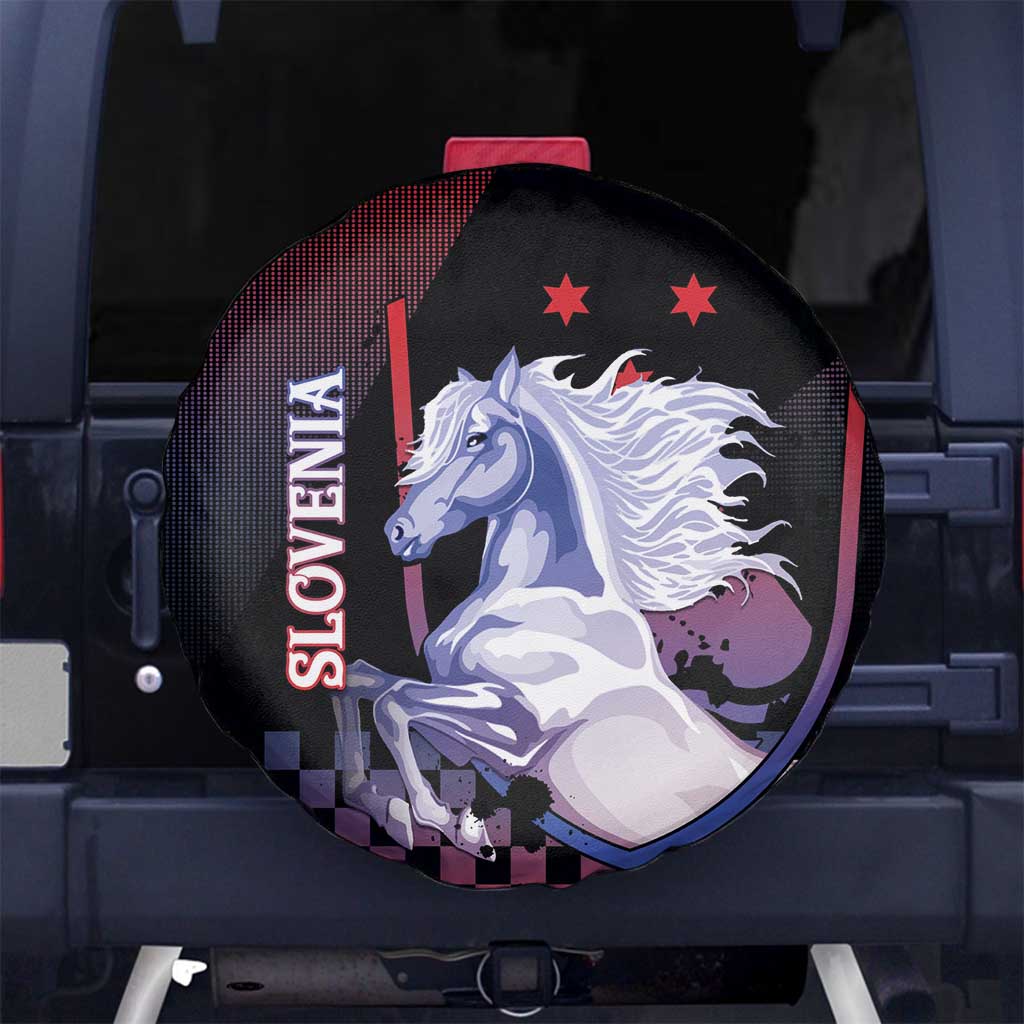 Slovenia Spare Tire Cover The Lipizzaner Horse - Wonder Print Shop