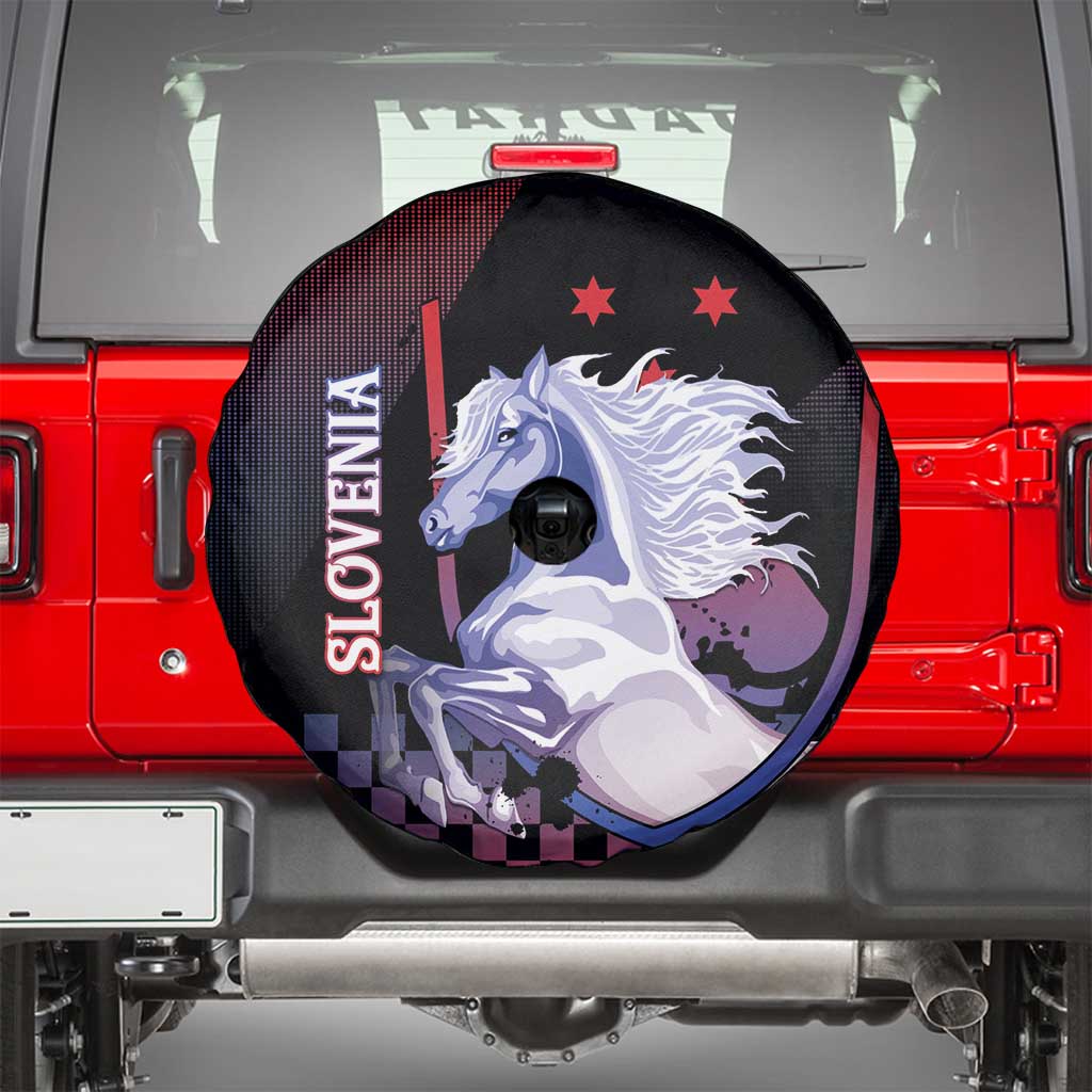 Slovenia Spare Tire Cover The Lipizzaner Horse - Wonder Print Shop