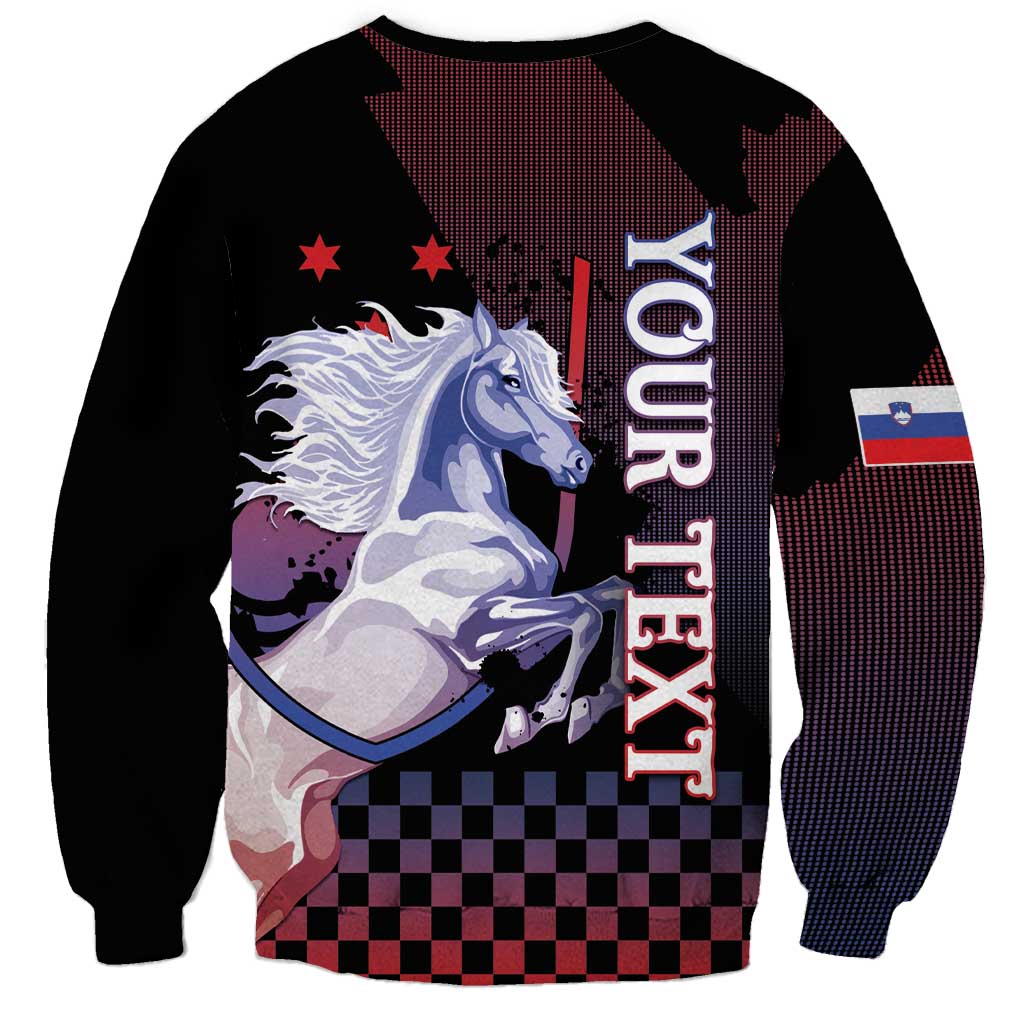 Personalized Slovenia Sweatshirt The Lipizzaner Horse - Wonder Print Shop